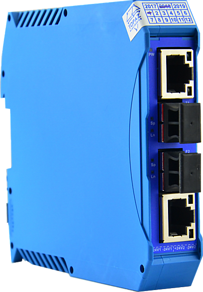 Медиаконвертер TOPAZ MC. Преобразователь RJ-45 в оптический интерфейс.