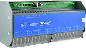 Модуль телесигнализации TOPAZ MC DIN32C AC/DC5-220V-Pr